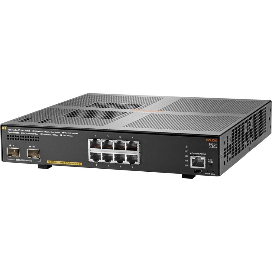 HPE 2930F 8G PoE+ 2SFP+ Switch