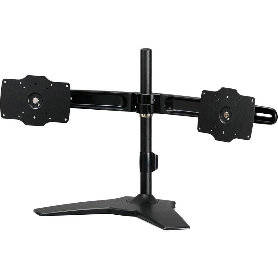 Amer Mounts Desk Mount for Flat Panel Display - Black - TAA Compliant