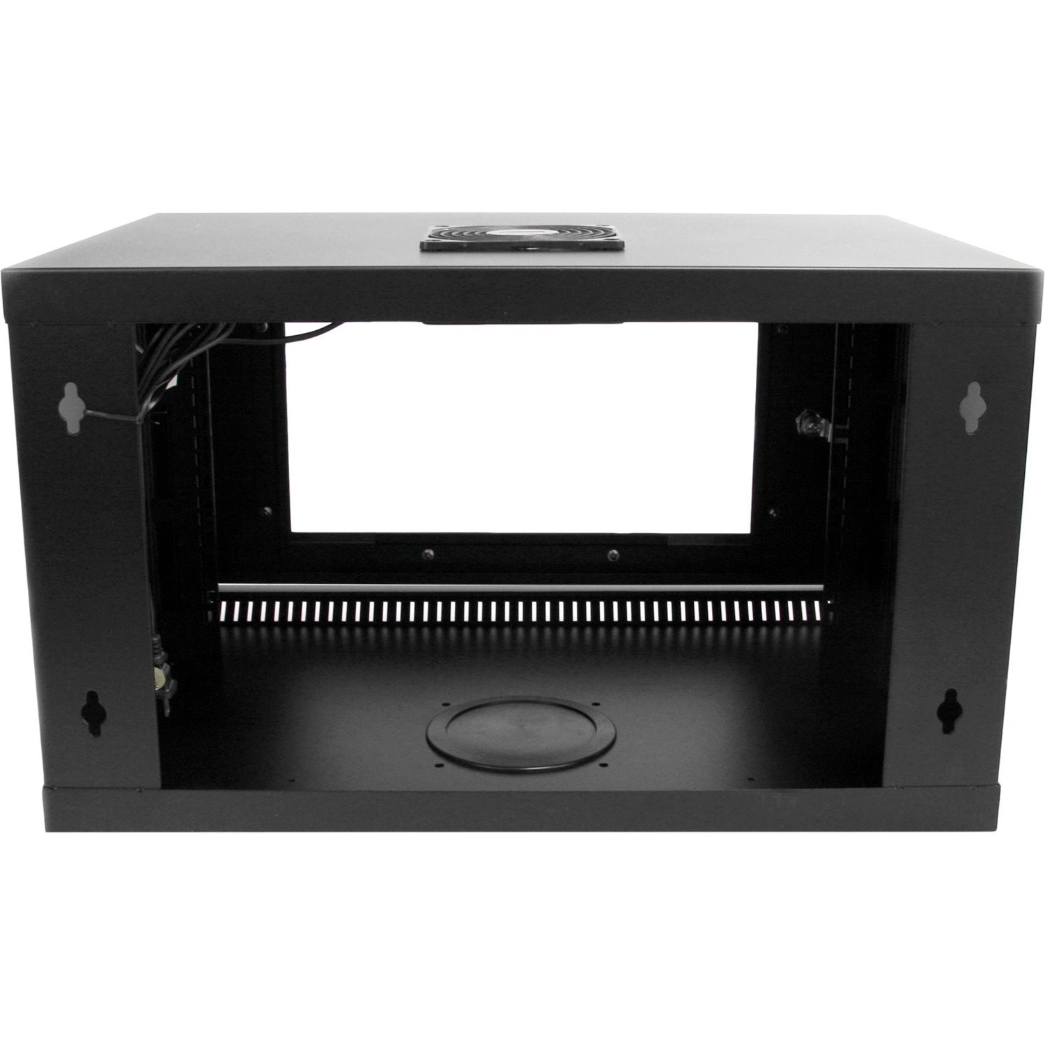 StarTech.com 2-Post 6U Wall Mount Network Cabinet w/ Acrylic Door, 19" Small Wall-Mounted Server Rack for Data / Computer Equipment, TAA