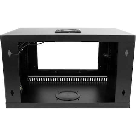 StarTech.com 2-Post 6U Wall Mount Network Cabinet w/ Acrylic Door, 19" Small Wall-Mounted Server Rack for Data / Computer Equipment