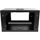 StarTech.com 2-Post 6U Wall Mount Network Cabinet w/ Acrylic Door, 19" Small Wall-Mounted Server Rack for Data / Computer Equipment