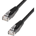 StarTech.com 15ft CAT6 Ethernet Cable - Black Molded Gigabit - 100W PoE UTP 650MHz - Category 6 Patch Cord UL Certified Wiring/TIA