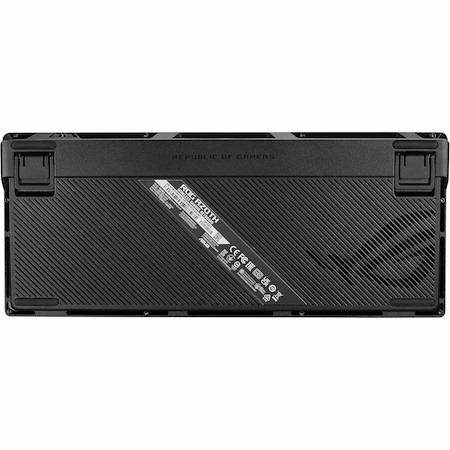 Asus ROG Azoth Gaming Keyboard - Wired/Wireless Connectivity - USB 2.0 Interface - RGB LED - Black