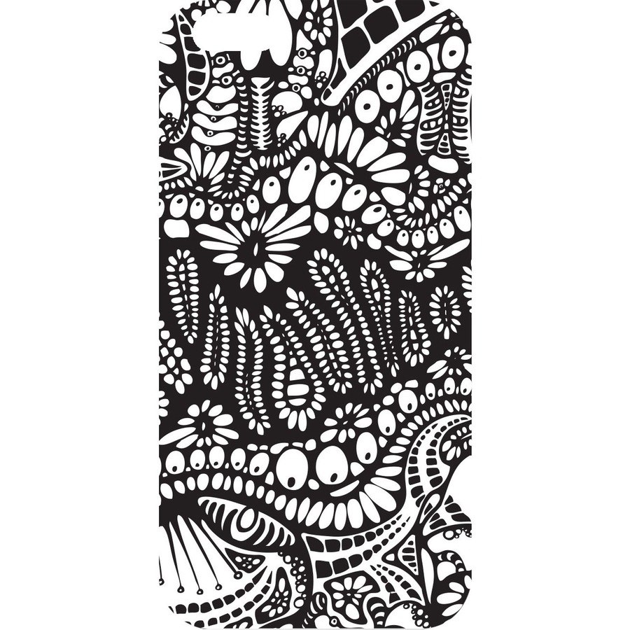 OTM iPhone 6 White Glossy Case New Age Collection, Paisley
