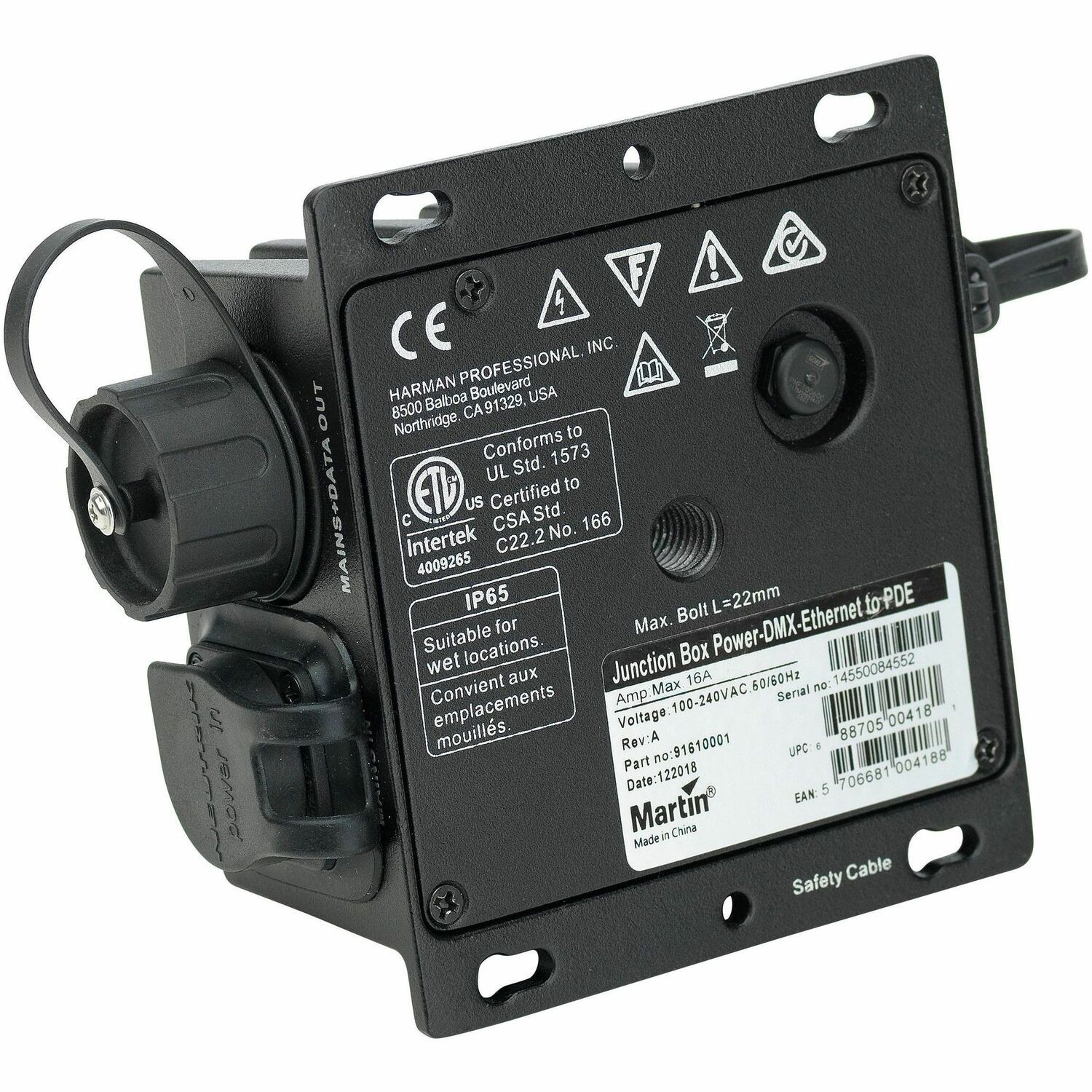 Martin PDE Junction Box Passive