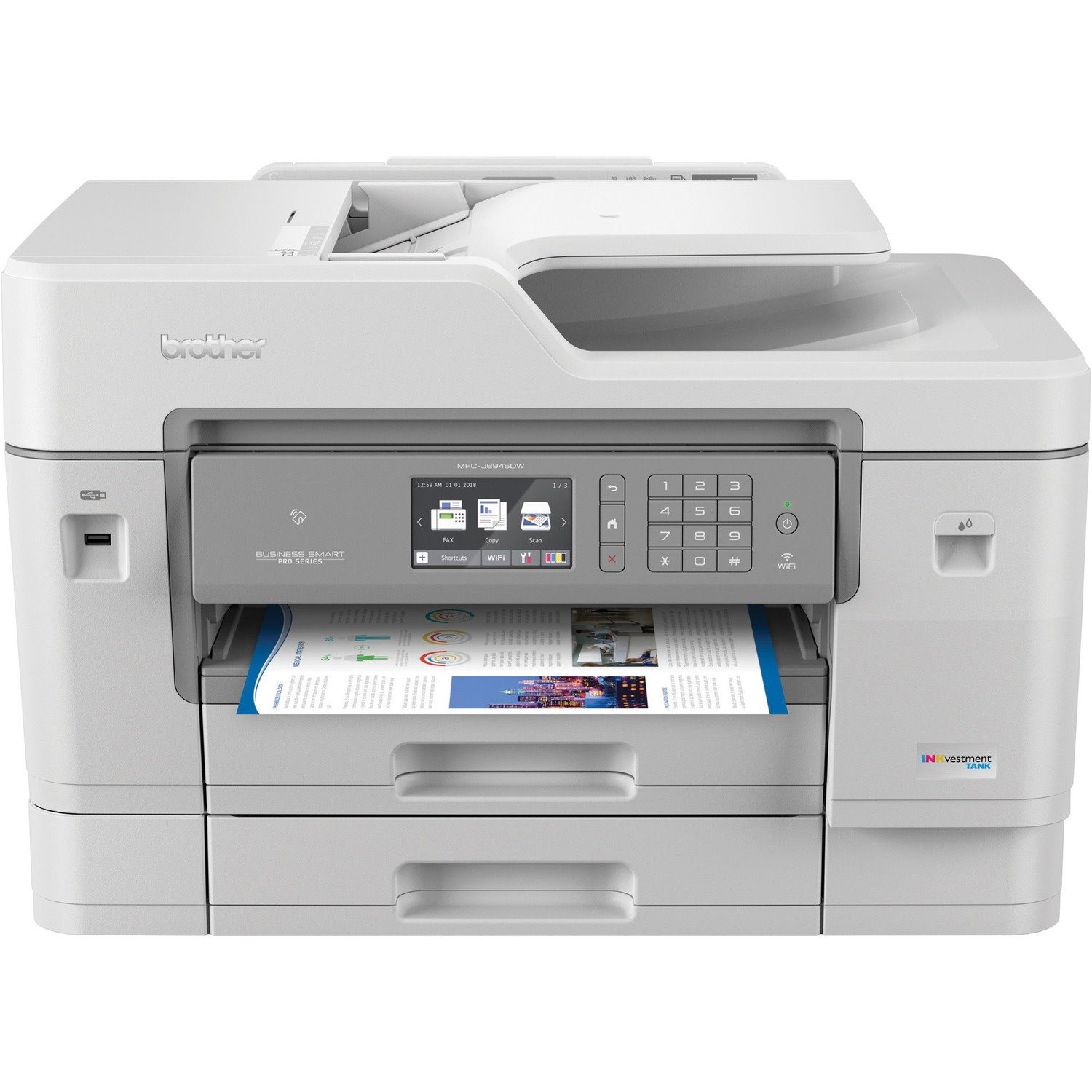 Brother MFC-J6945DW Wireless Inkjet Multifunction Printer - Colour