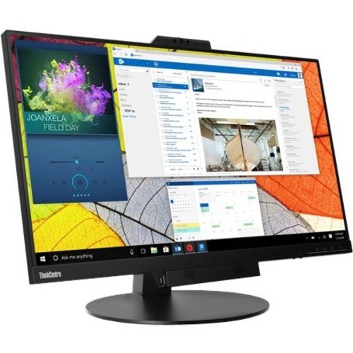 Lenovo ThinkCentre TIO27 27" Class Webcam WQHD LED Monitor - 16:9 - Black