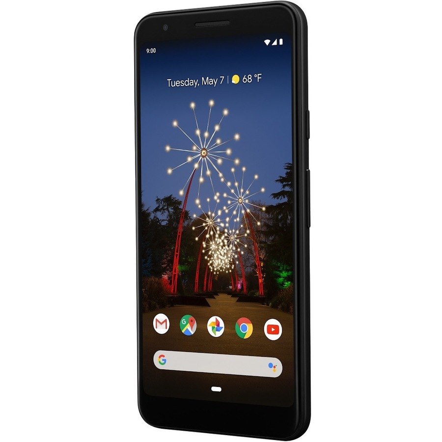 Google Pixel 3a XL 64 GB Smartphone - 6" OLED Full HD Plus 2160 x 1080 - Kryo 360 GoldDual-core (2 Core) 2 GHz + Kryo 360 Silver Hexa-core (6 Core) 1.70 GHz - 4 GB RAM - Android 9.0 Pie - 4G - Just Black