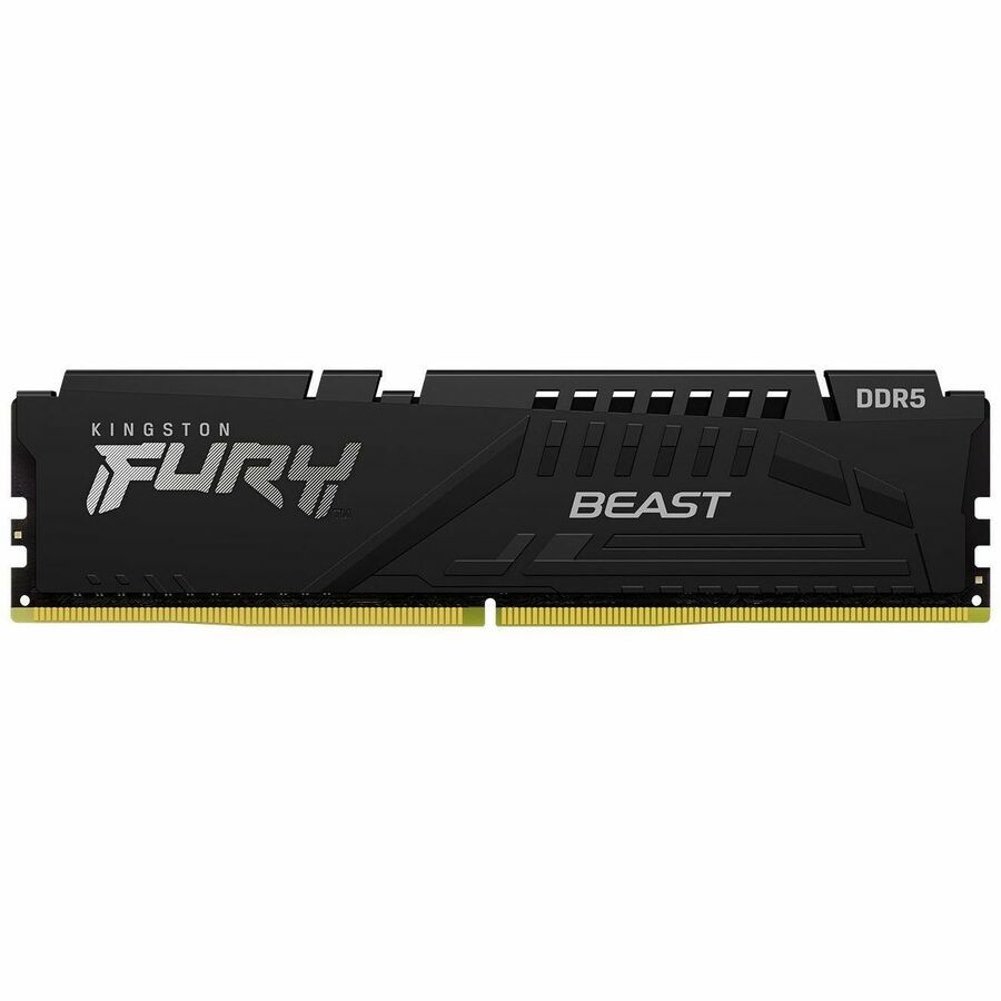 Kingston FURY Beast RAM Module - 16 GB (2 x 8GB) - DDR5-6000/PC5-48000 DDR5 SDRAM - 6000 MHz Single-rank Memory - CL30 - 1.40 V