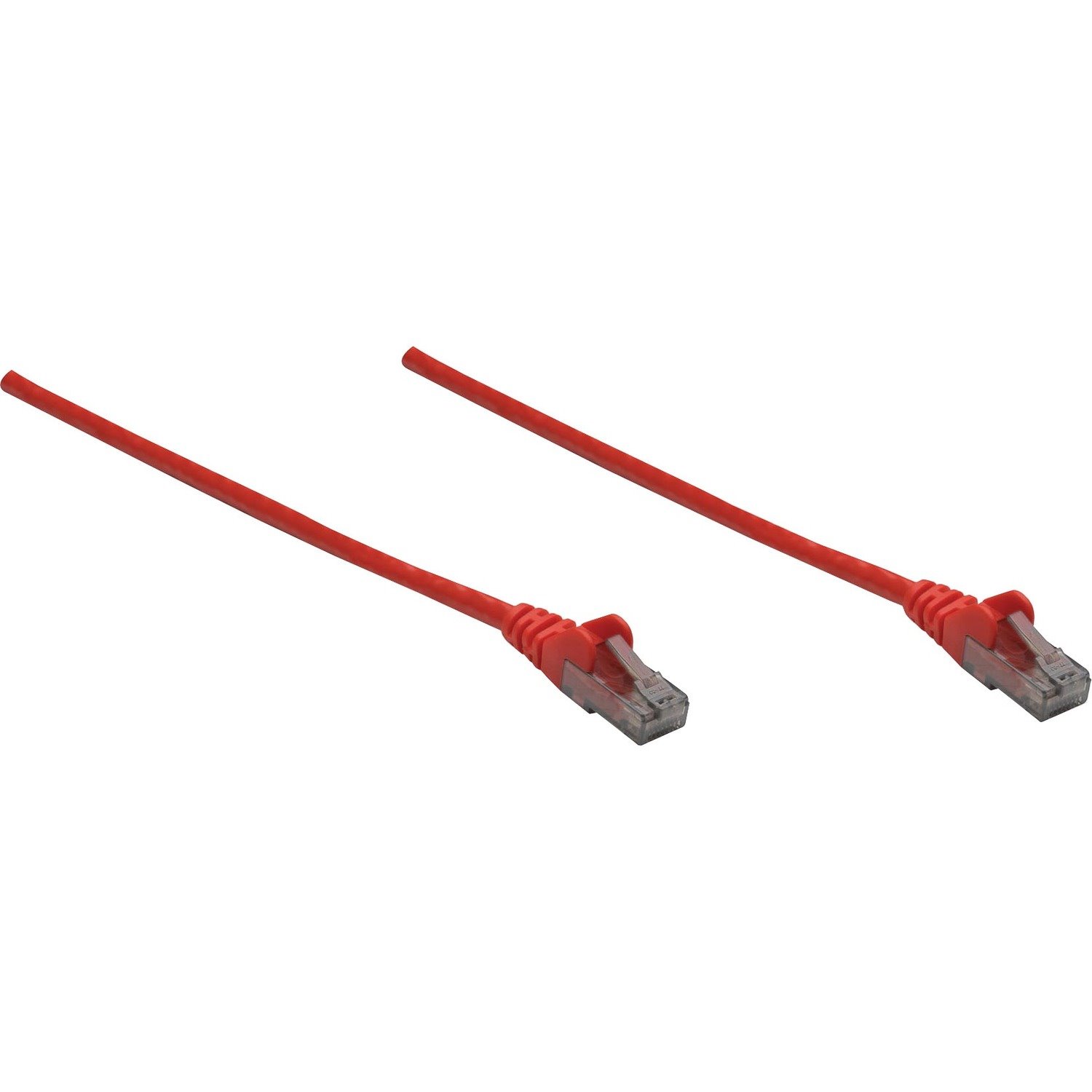 Intellinet Network Patch Cable, Cat6, 1.5m, Red, CCA, U/UTP, PVC, RJ45, Gold Plated Contacts, Snagless, Booted, Lifetime Warranty, Polybag