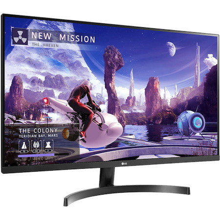 LG 32QN600 32" Class WQHD Gaming LCD Monitor - 16:9 - Textured Black