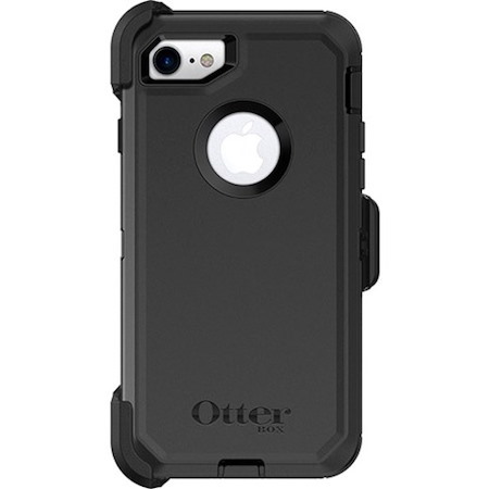 OtterBox Defender Rugged Carrying Case (Holster) Apple iPhone 7, iPhone 8 Smartphone - Black