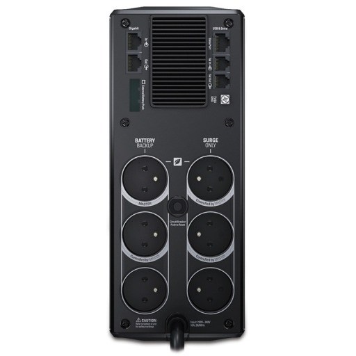 APC by Schneider Electric Back-UPS BR1500G-FR Line-interactive UPS - 1,50 kVA/865 W