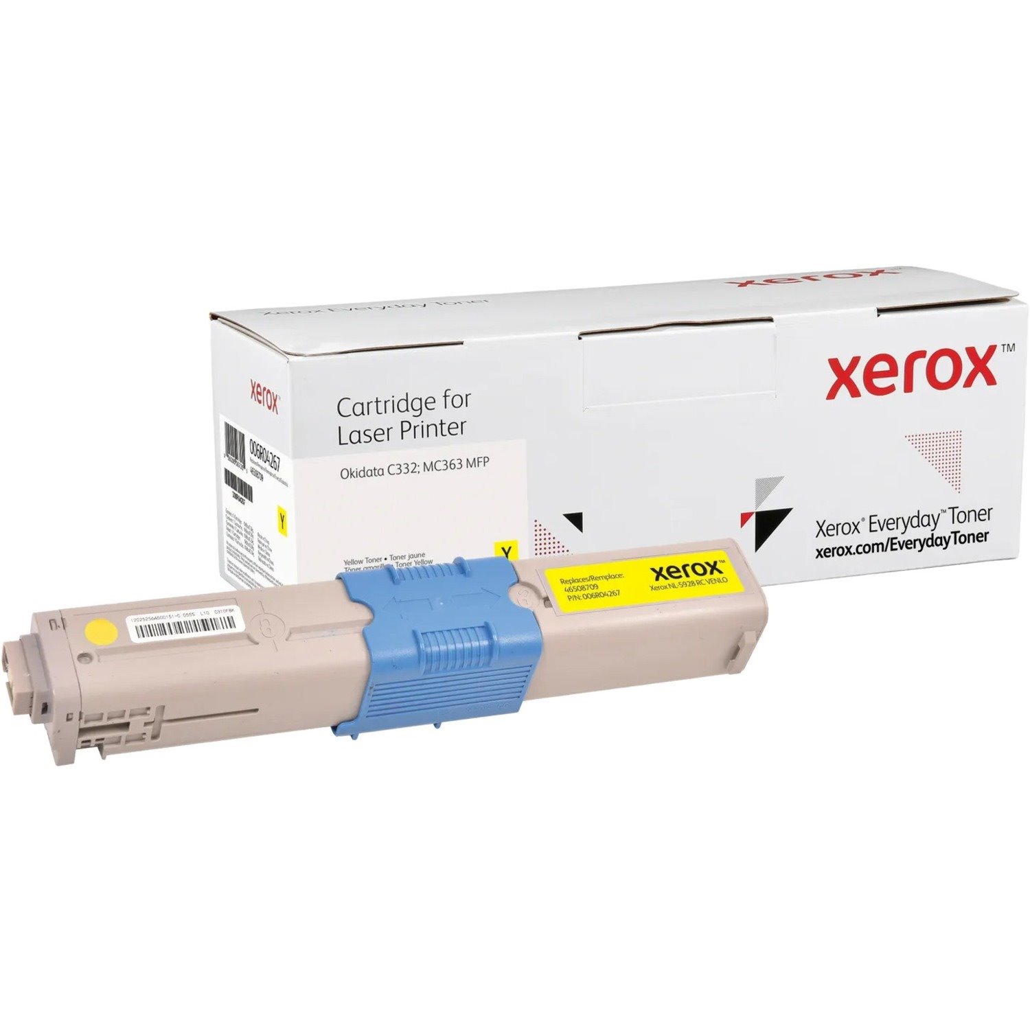 Xerox Everyday High Yield Laser Toner Cartridge (46508709) - Yellow Pack