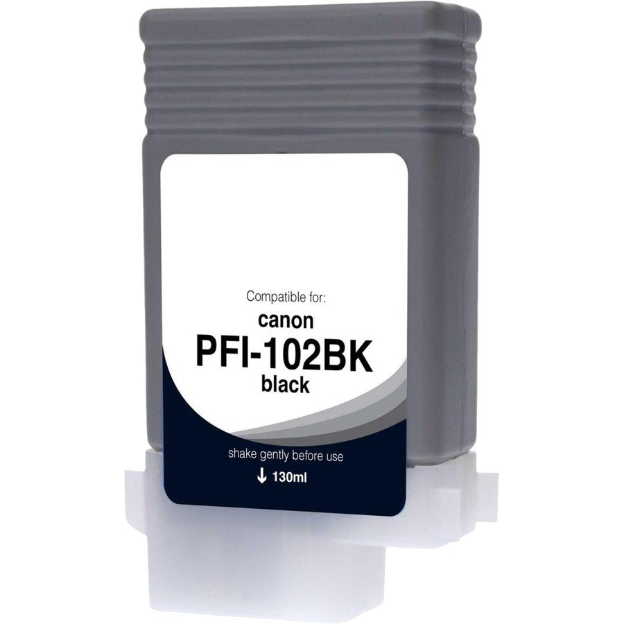 WF Non-OEM New Photo Black Wide Format Ink Cartridge for Canon PFI-102 (0895B001AA)
