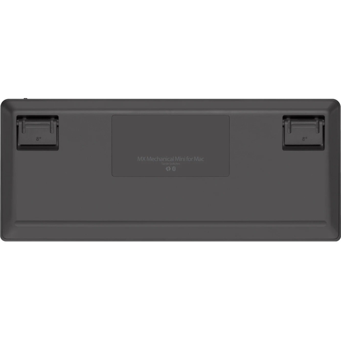 Logitech MX Mechanical Mini Keyboard - Wireless Connectivity - USB Type C Interface - LED - English (UK) - QWERTY Layout - Space Gray