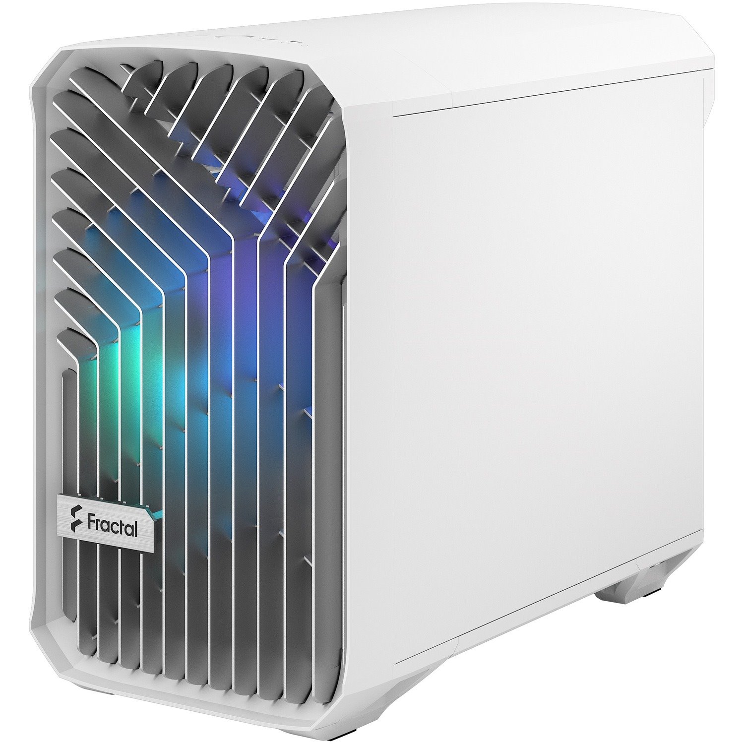 Fractal Design Torrent Nano Computer Case - Mini ITX, Mini DTX Motherboard Supported - Steel, Tempered Glass - White, Clear, Tinted