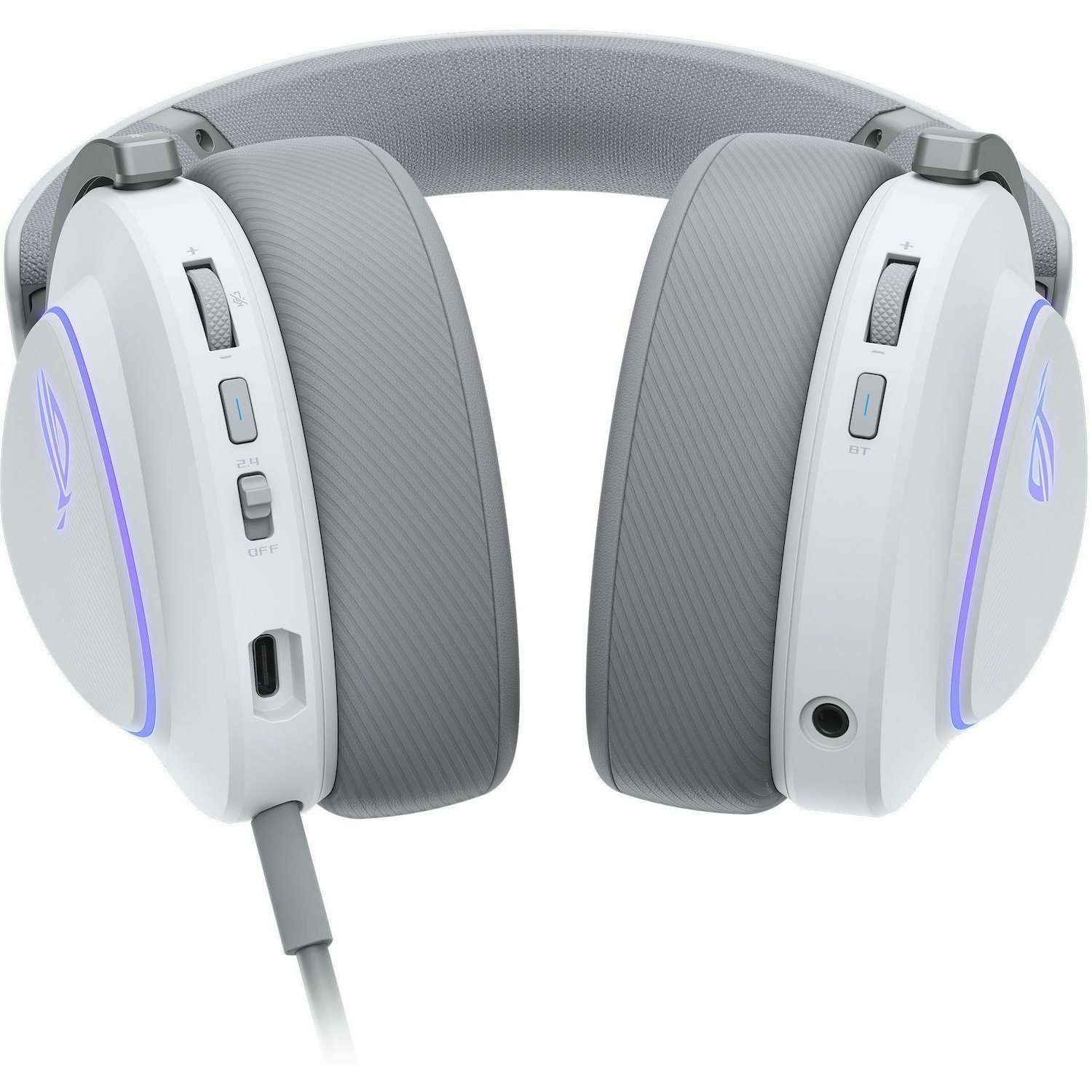 Asus ROG Delta II Wired/Wireless Over-the-head Stereo Gaming Headset - Moonlight White