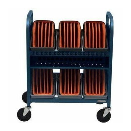 Bretford CUBE Transport Cart with Caddies - TVCT30CAD