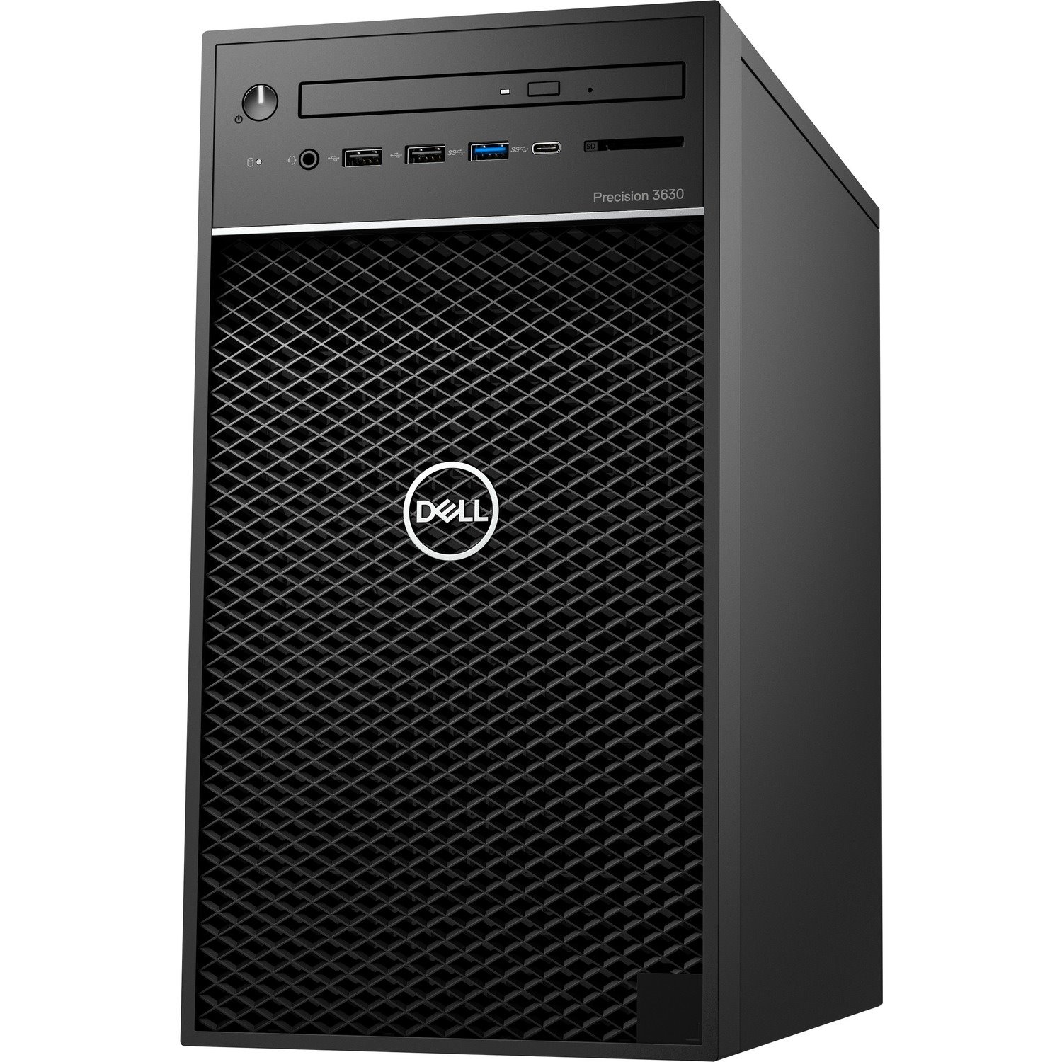 Dell Precision 3000 3630 Workstation - Core i7 8th Gen i7-8700K - 16 GB - 1 TB HDD - 256 GB SSD - Tower