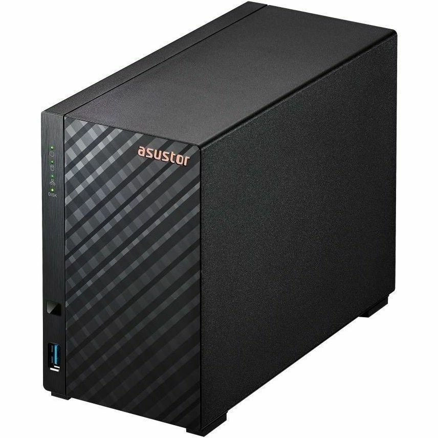 Asustor Gen2 2-Bay Nas 3.5"(0/2), QC-1.7GHz, 1GB, 2.5G Lan(1), TWR, 3YR