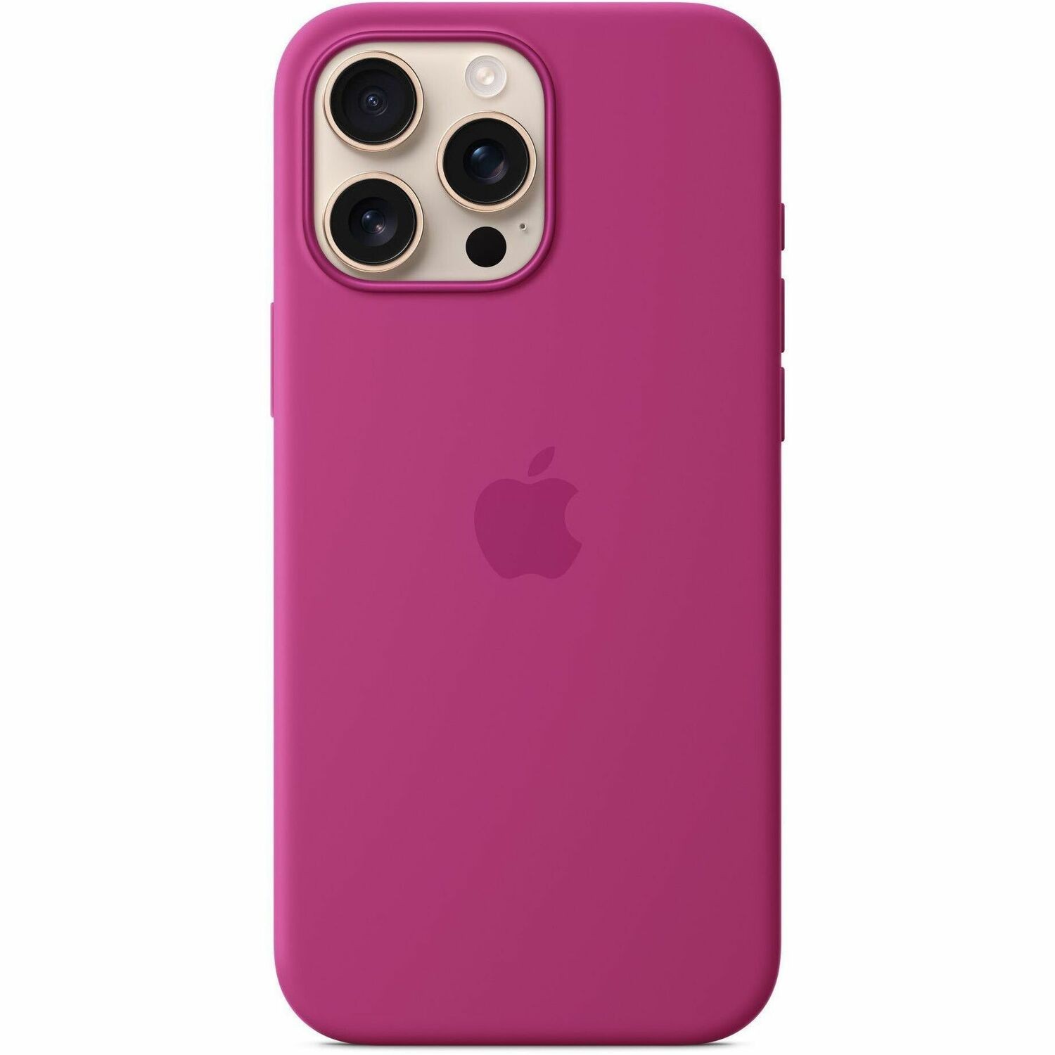 Apple iPhone 16 Pro Max Silicone Case with MagSafe - Fuchsia