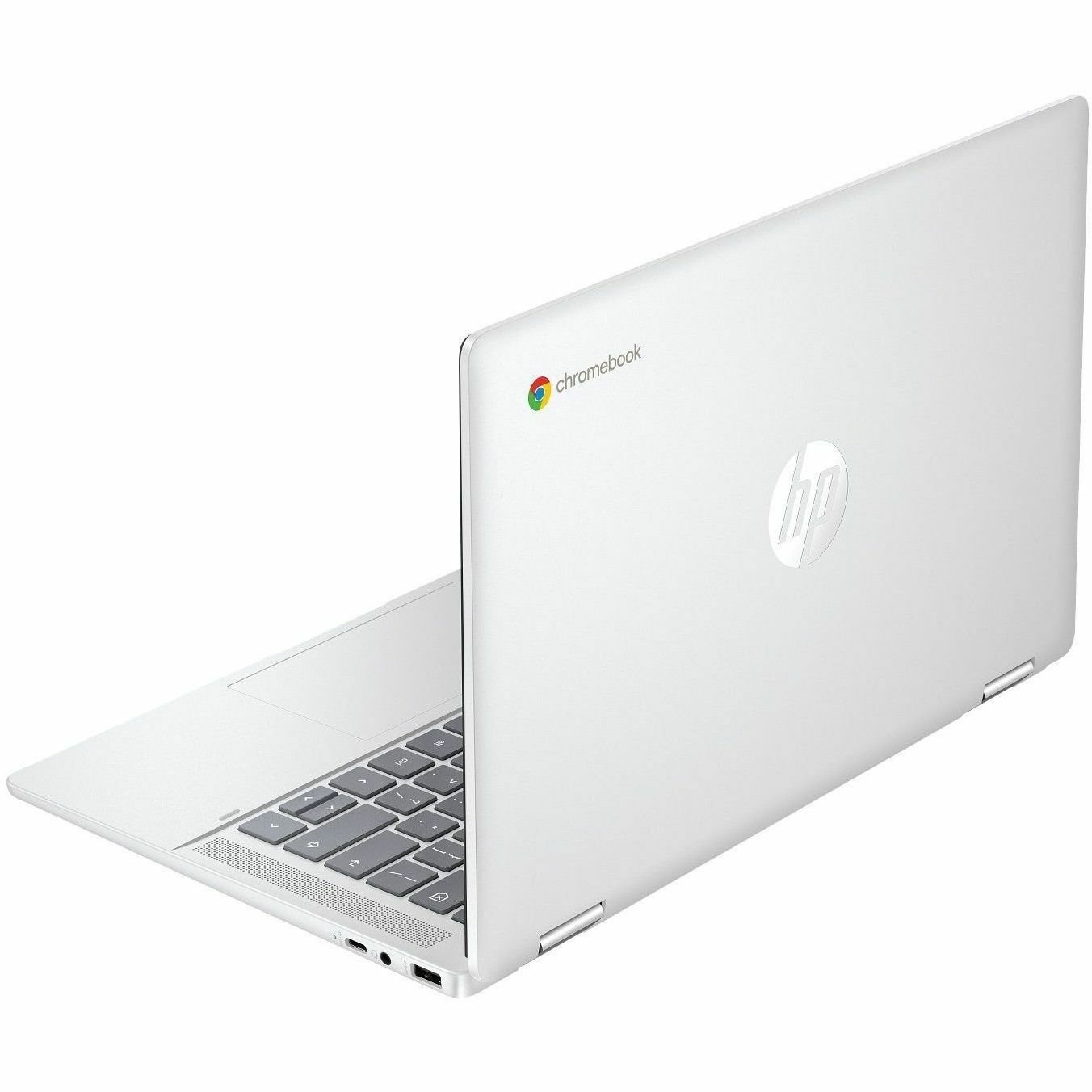 HP Chromebook x360 14b-cd0000 14b-cd0010ca 14" Touchscreen Convertible 2 in 1 Chromebook - Full HD - Intel N100 - 4 GB - 128 GB Flash Memory - Glacier Silver