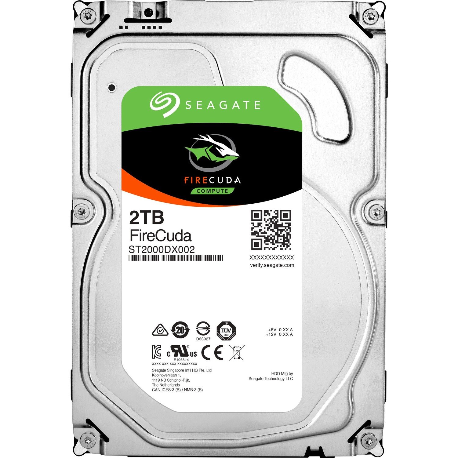 Seagate FireCuda ST2000DX002 2 TB Hybrid Hard Drive - 3.5" Internal - SATA (SATA/600)