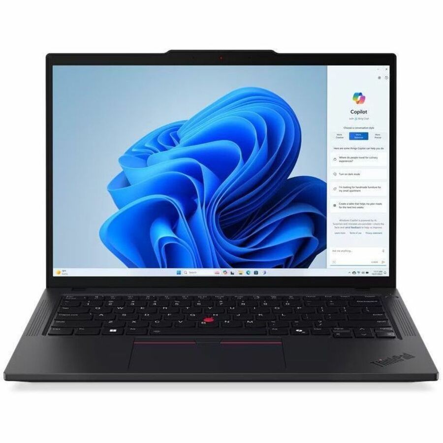 Lenovo ThinkPad T14 Gen 5 21ML0010AU 14" Touchscreen Notebook - WUXGA - 60 Hz - Intel Core Ultra 7 155U - 16 GB - 512 GB SSD - English Keyboard - Black