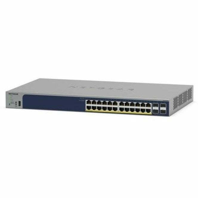 Netgear GS728TPPv3 24 Ports Manageable Ethernet Switch - Gigabit Ethernet - 10/100/1000Base-T, 1000Base-X
