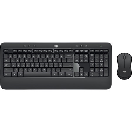 Logitech MK540 Advanced Wireless Keyboard and Mouse Combo for Windows, 2.4 GHz Unifying USB-Receiver