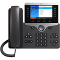 Cisco 8851 IP Phone - Refurbished - Corded - Corded - Bluetooth - Desktop, Wall Mountable - Charcoal