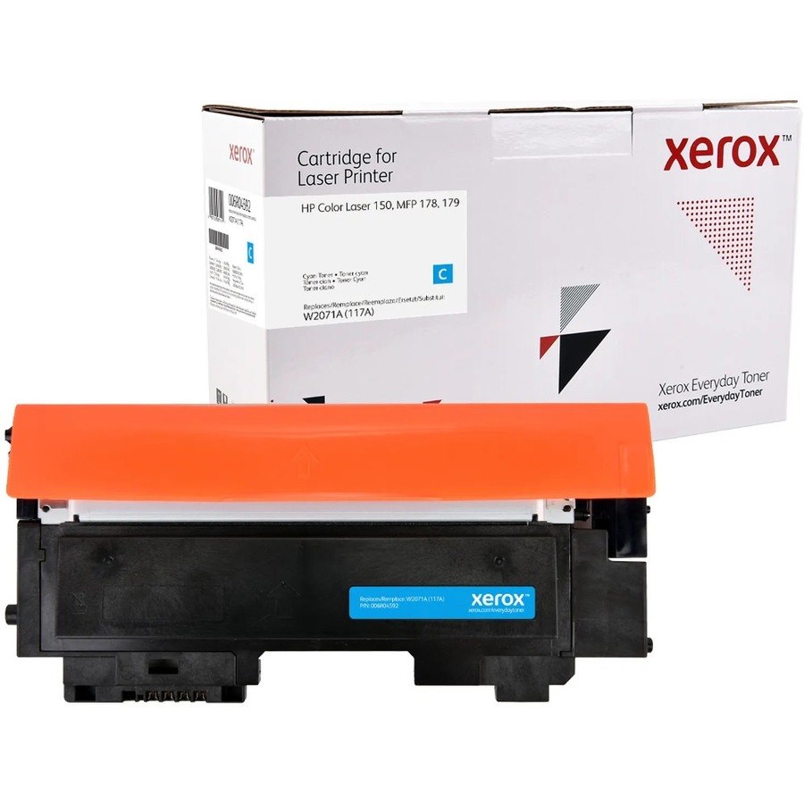 Xerox Everyday Standard Yield Laser Toner Cartridge - Alternative for HP 117A (W2071A) - Cyan Pack