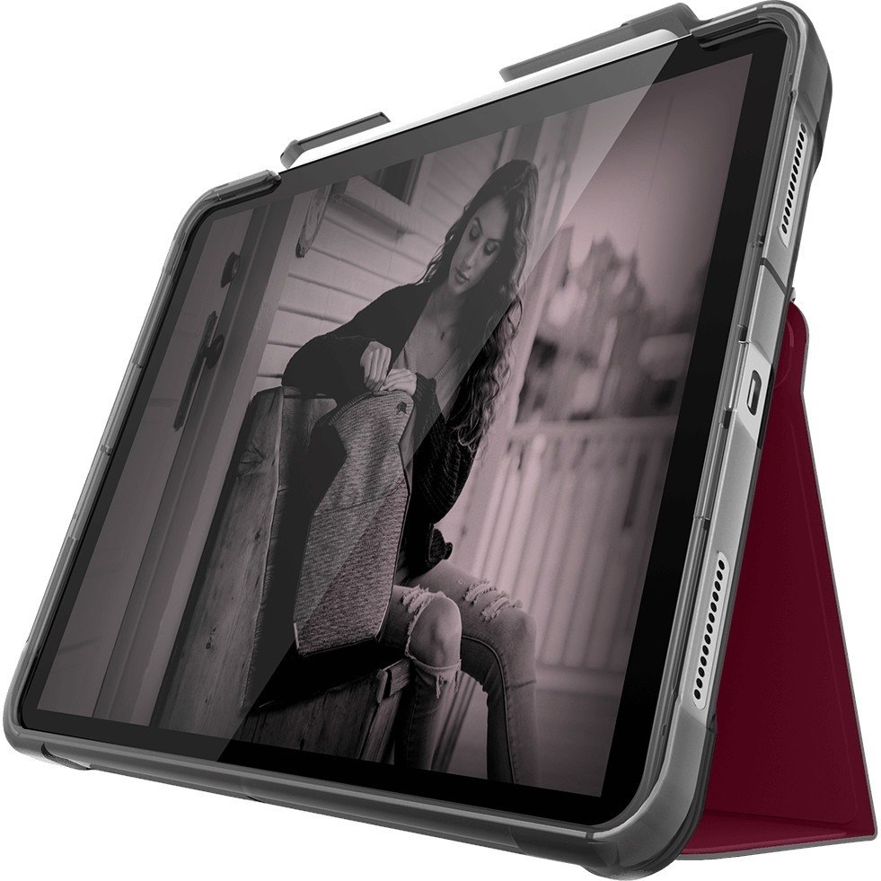 STM Goods Dux Studio Carrying Case (Folio) for 11" Apple iPad Pro (2nd Generation) Tablet - Dark Red