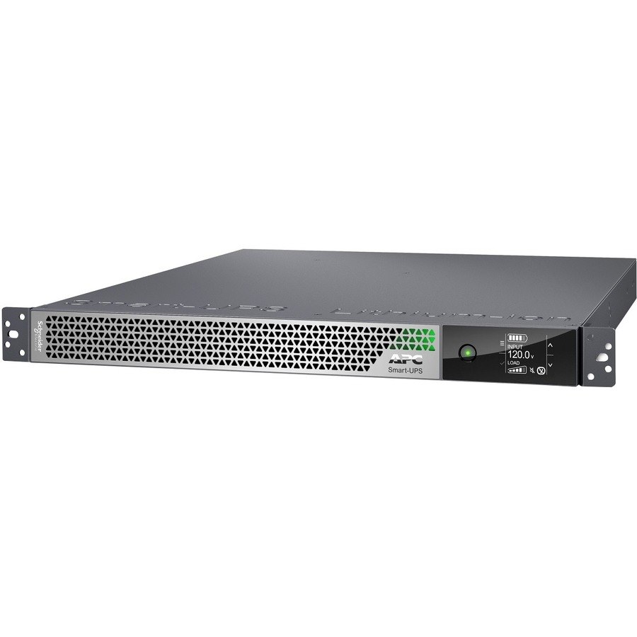 APC Smart-UPS Ultra On-Line, 2200VA, Lithium-ion, Rack/Tower 1U, 120V, 5x 5-20R, 1x L5-20R NEMA outlets, Network Card, Extended runtime, W/rail kit