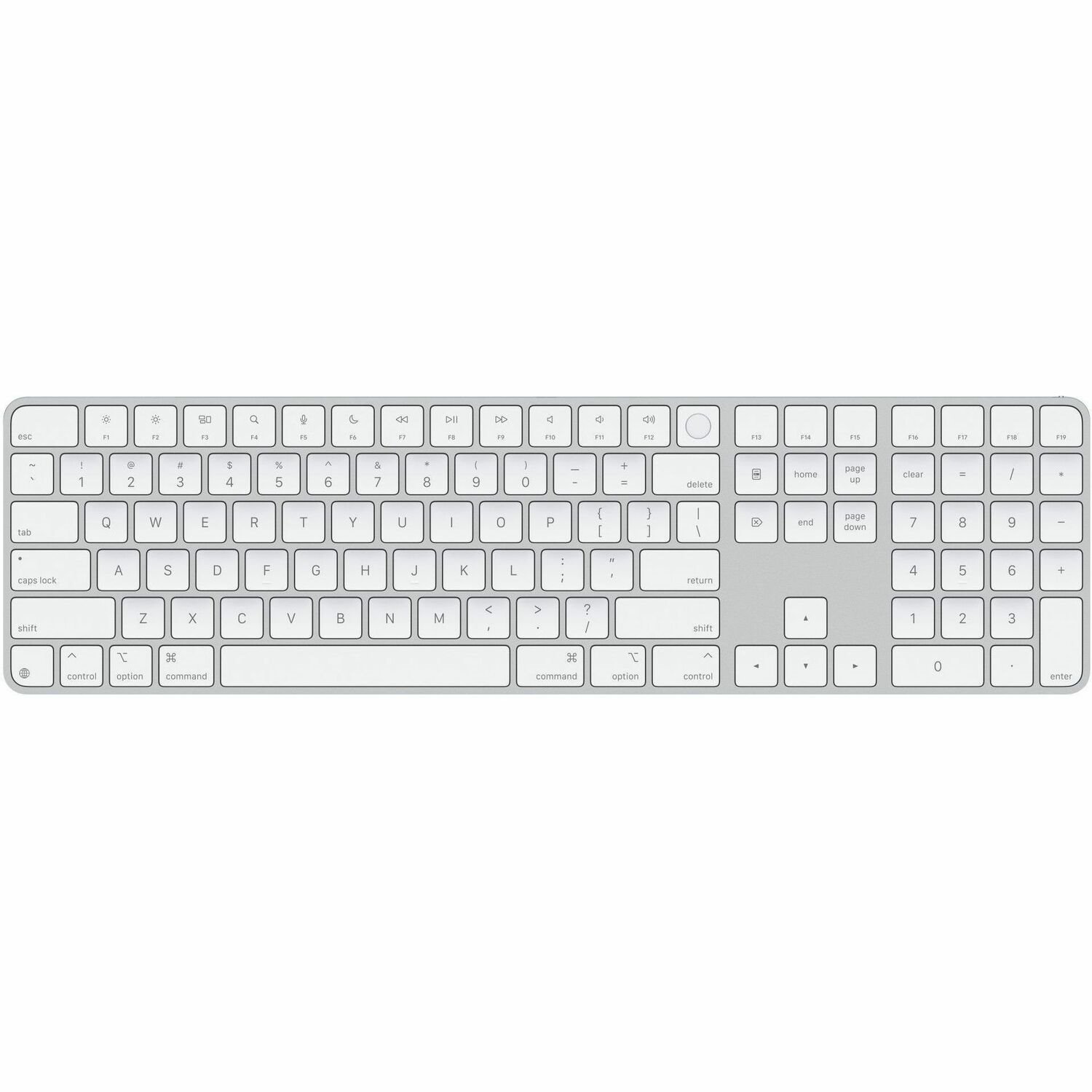 Apple Magic Keyboard - Wired/Wireless Connectivity - USB Type C Interface - English (US)