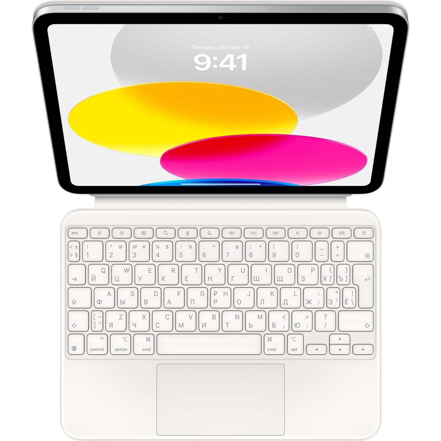 Apple Magic Keyboard/Cover Case (Folio) Apple iPad (10th Generation) Tablet - White