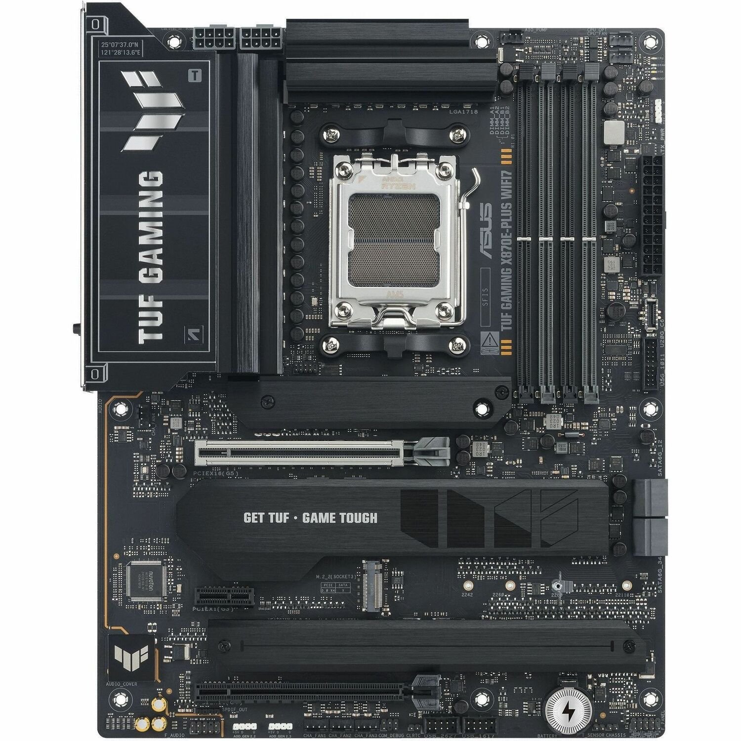TUF X870E-PLUS WIFI7 Gaming Desktop Motherboard - AMD X870E Chipset - Socket AM5 - ATX