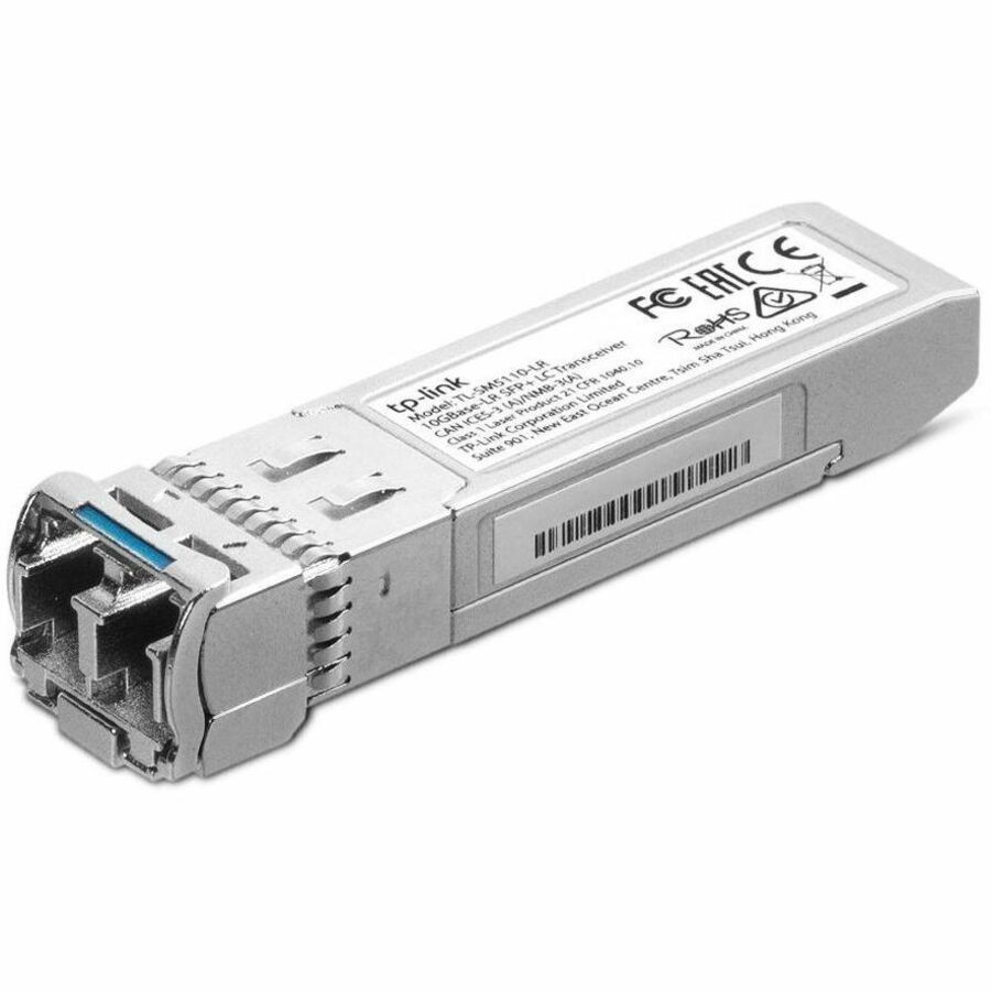 TP-LINK OMADA 10GBASE-LR SFP+ LC TRANSCEIVER MODULE, SINGLE MODE, 10KM, 3YR