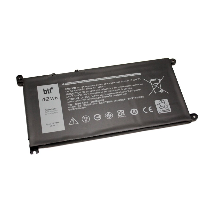 BTI JPFMR-BTI 11.4V 42WHR LI-ION BATTERY 007GDY, 016DPH, 065N6H, 07GDY, 16DPH, 65N6H, CN-007GDY, CN-016DPH, CN-065N6H, JPFMR