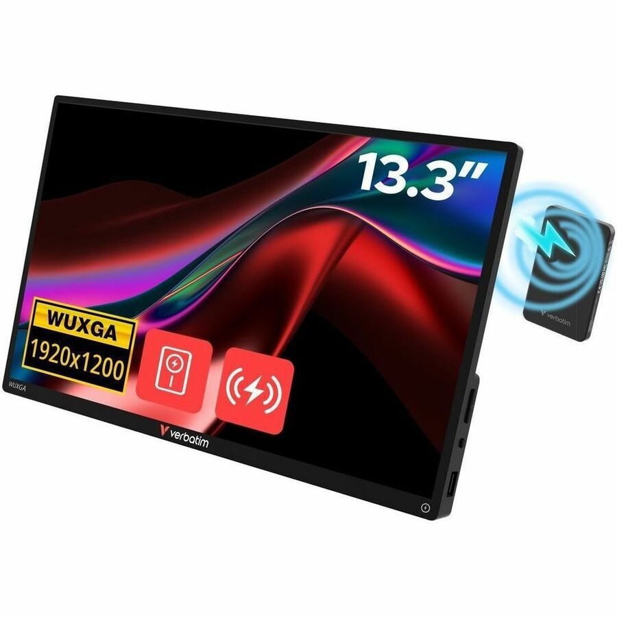 Verbatim LIGHT 13" Class LCD Touchscreen Monitor - 16:10 - 6 ms