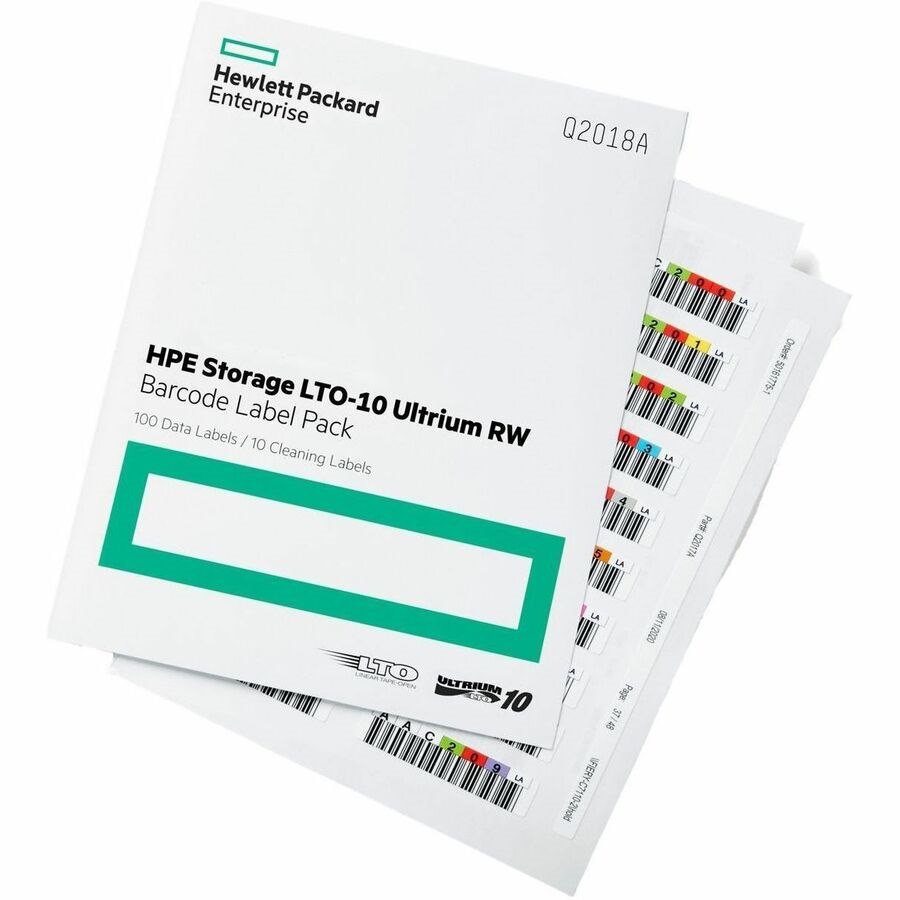 HPE Storage LTO-10 Ultrium RW Bar Code Label Pack