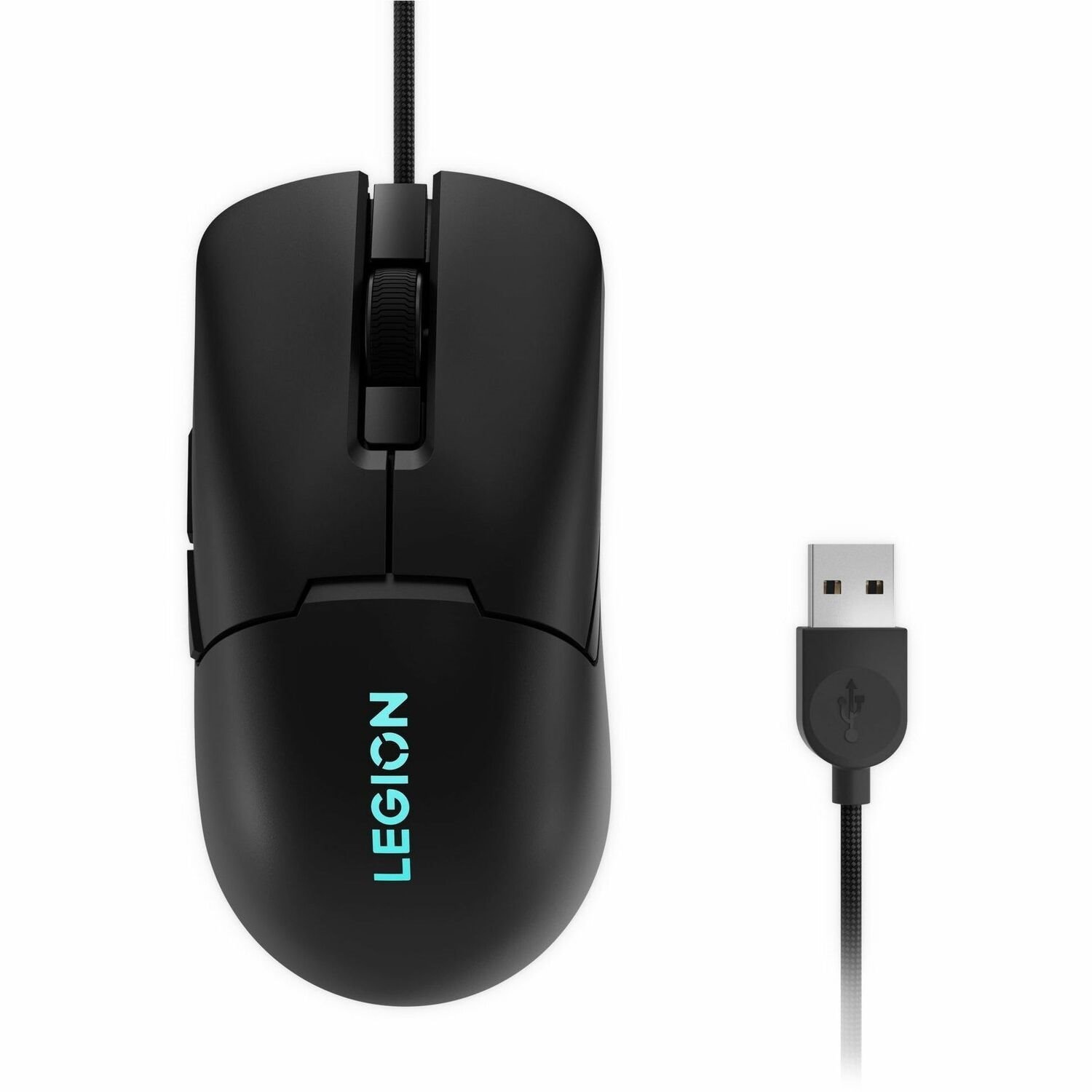 Lenovo Legion M300s Gaming Mouse - USB 2.0 Type A - 6 Button(s) - 6 Programmable Button(s) - Shadow Black
