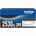 Brother TN2530XL2PK Original High Yield Laser Toner Cartridge - Black - 2 Pack