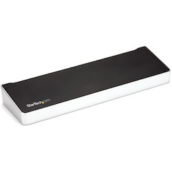StarTech.com 4K USB-C Dock, Triple UHD 4K Monitor Docking Station, Mac & Windows, HDMI & DisplayPort, 100W PD, 5x USB 5Gbps Hub, TAA