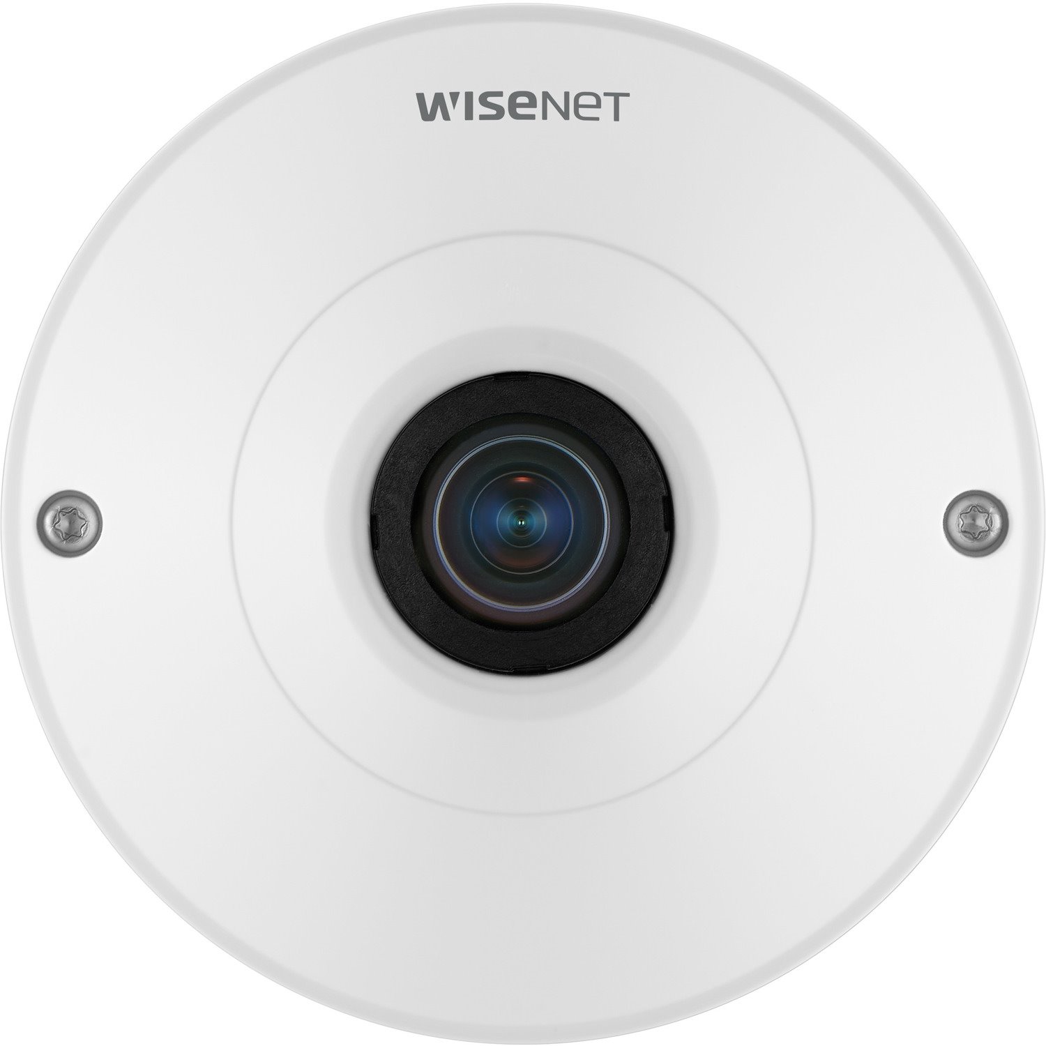 Wisenet QNF-8010 6 Megapixel Indoor Network Camera - Color - Fisheye - White