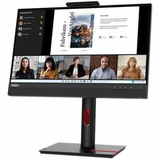 LENOVO TIO22 21.5" WLED IPS FHD(16:9) NON TOUCH, HDMI, DP, USB(2), H/ADJ, SPKR, W/CAM, 3YR