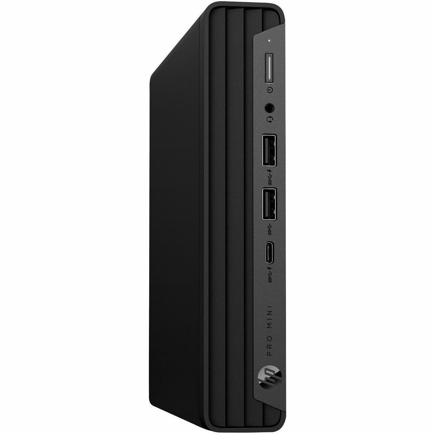HP Pro Mini 400 G9 Desktop Computer - Intel Core i3 13th Gen i3-13100T - 8 GB - 512 GB PCI Express NVMe SSD - Desktop Mini - Jack Black