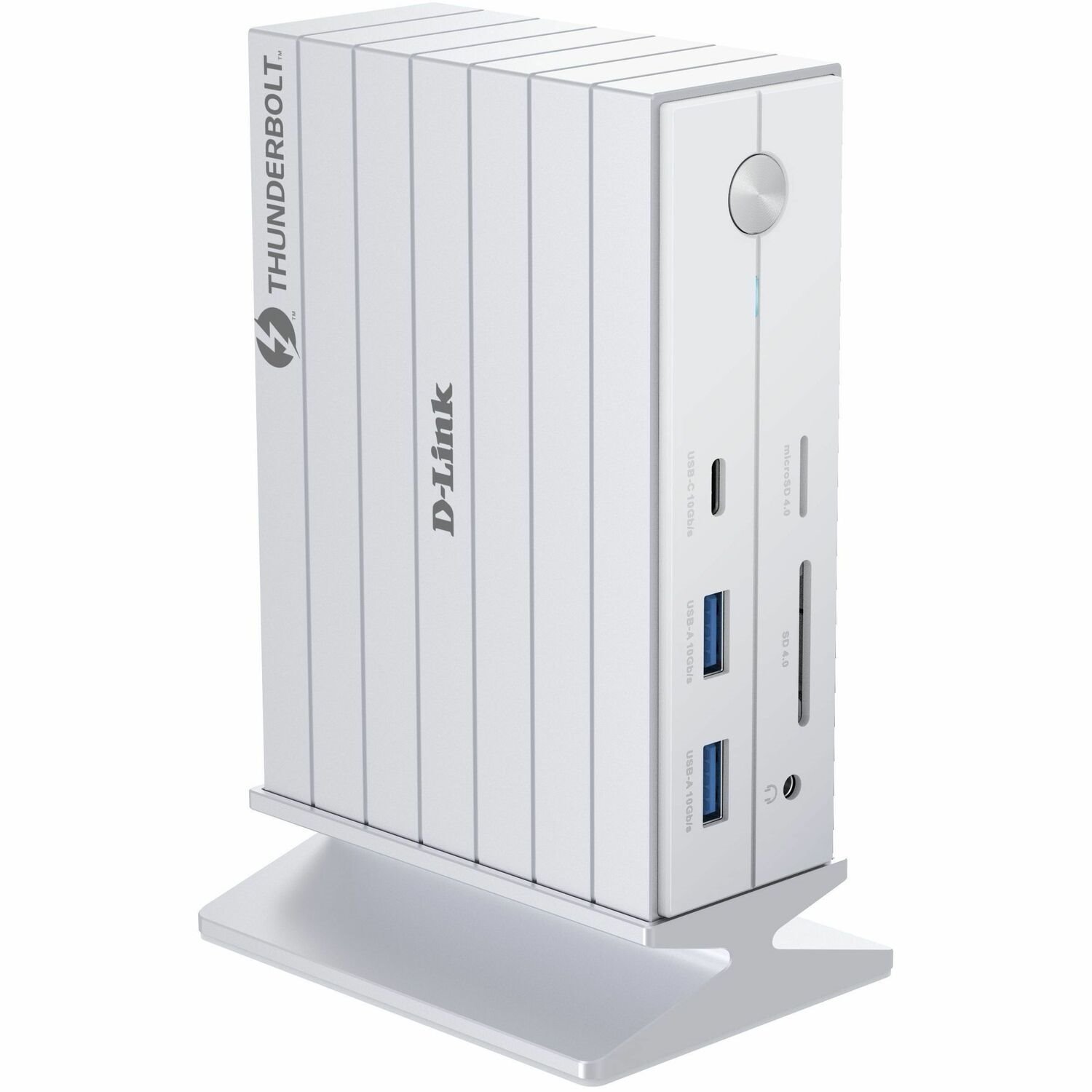 D-Link DUF-E01 Thunderbolt 4 Docking Station for Microphone, Monitor, Notebook, Workstation - Charging Capability - Memory Card Reader - SD - Desktop