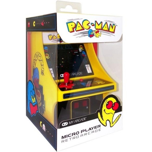 DreamGear Collectible Retro Micro Player, Pac-Man, Yellow